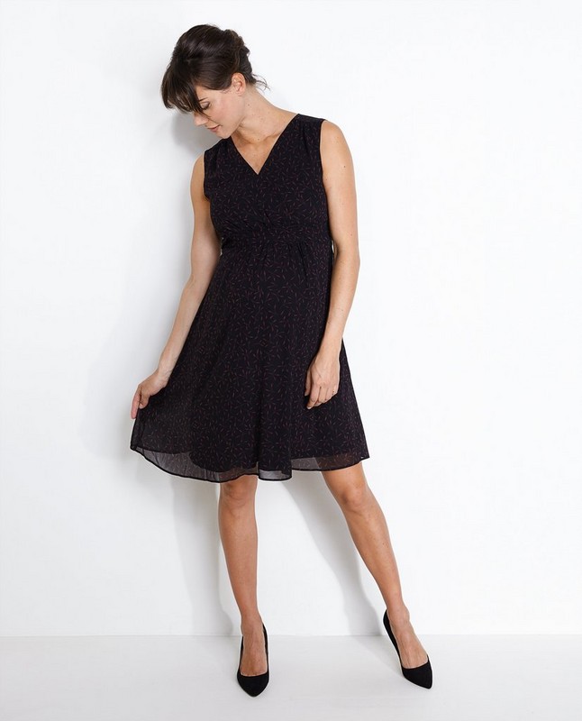 soepele chiffon jurk joli ronde | jbc belgique