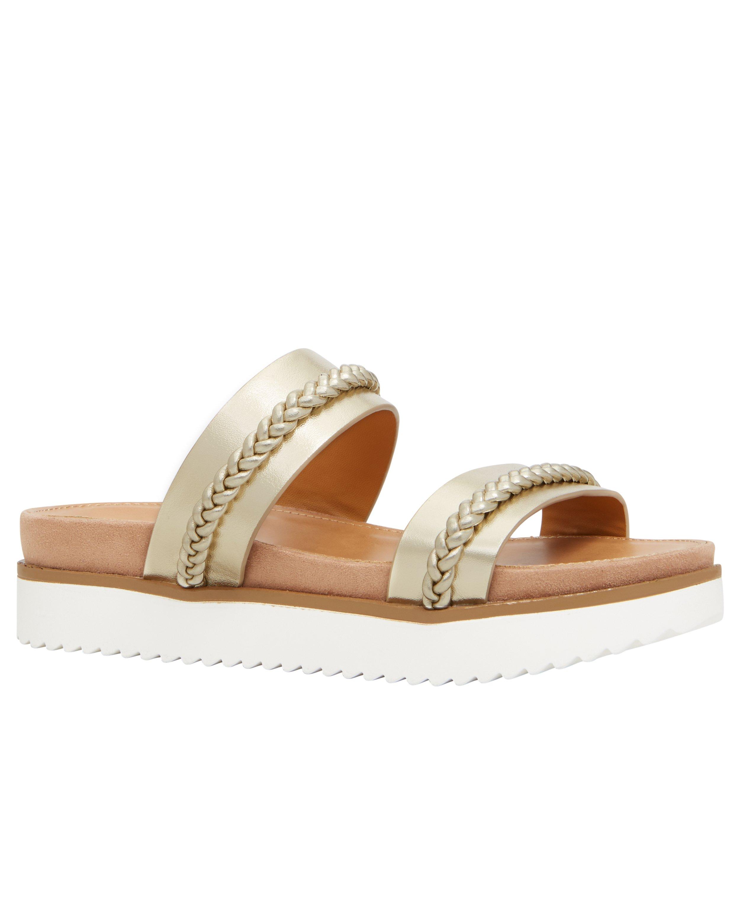 slippers goudkleurig