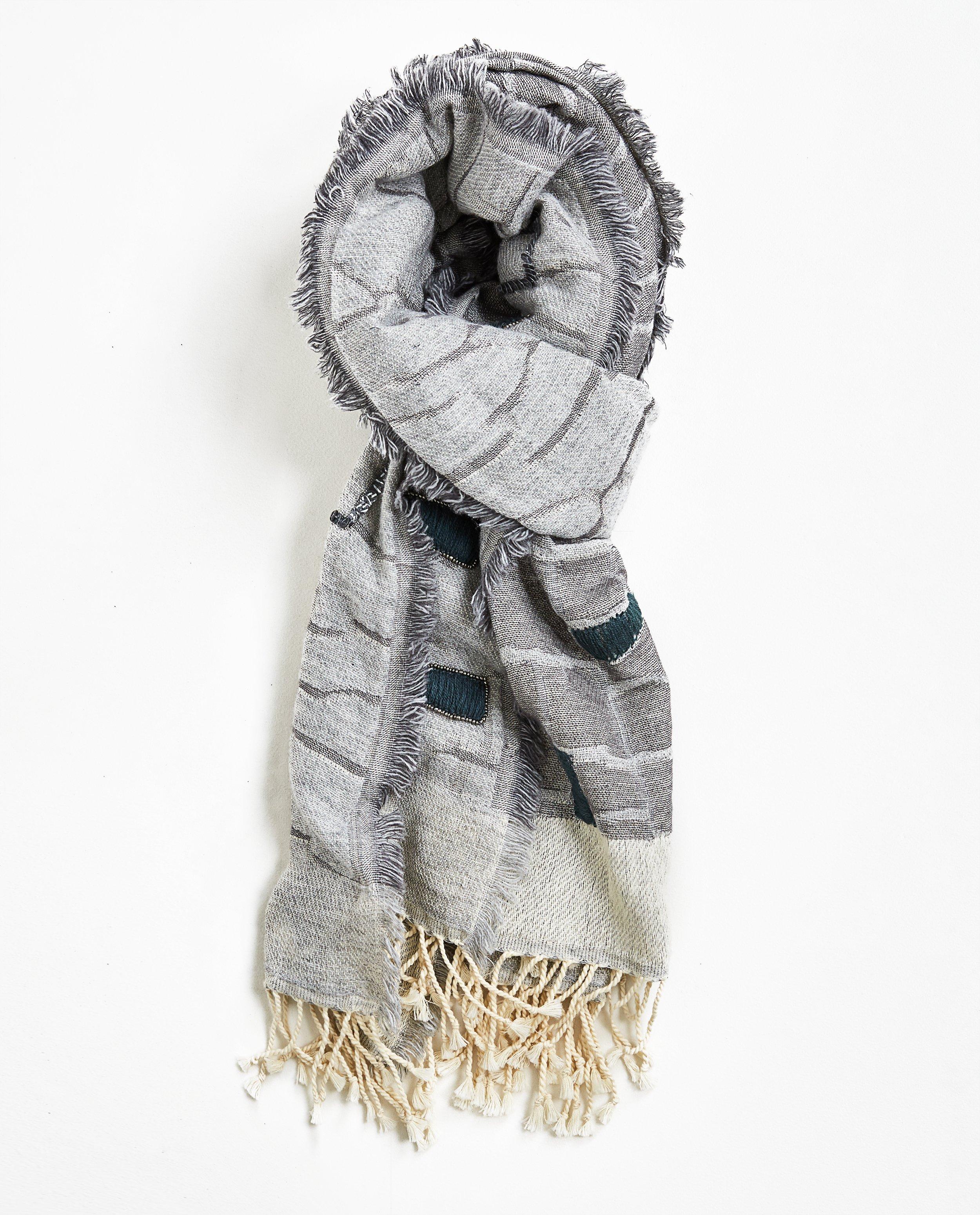 Écharpe à paillettes gris clair JBC JBC Belgique