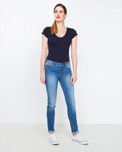 Blauwe skinny jeans Blauwe skinny jeans