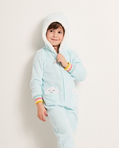 Onesie met wolkenprint Onesie met wolkenprint