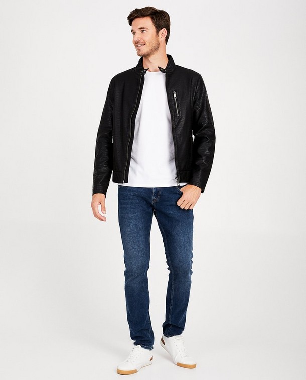 Een stoere leder look Een stoere leder look
