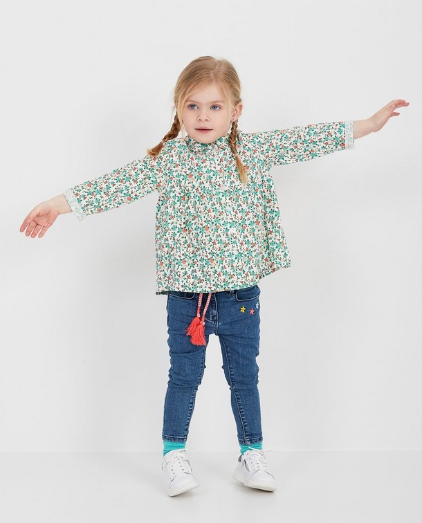 Pastelkleurtjes en denim Pastelkleurtjes en denim