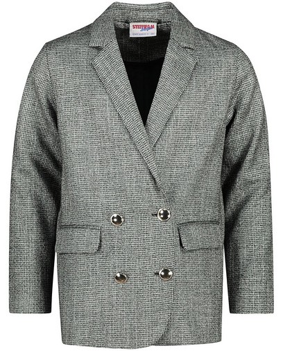 Grijze blazer, Steffi Mercie Grijze blazer, Steffi Mercie