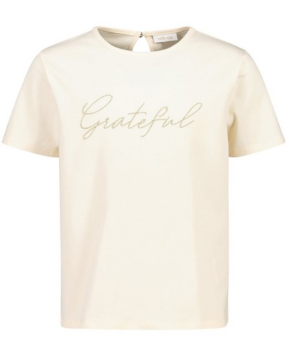Off-white T-shirt van biokatoen Communie Off-white T-shirt van biokatoen Communie