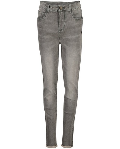 Skinny bleu clair avec des effilochures Skinny bleu clair avec des effilochures
