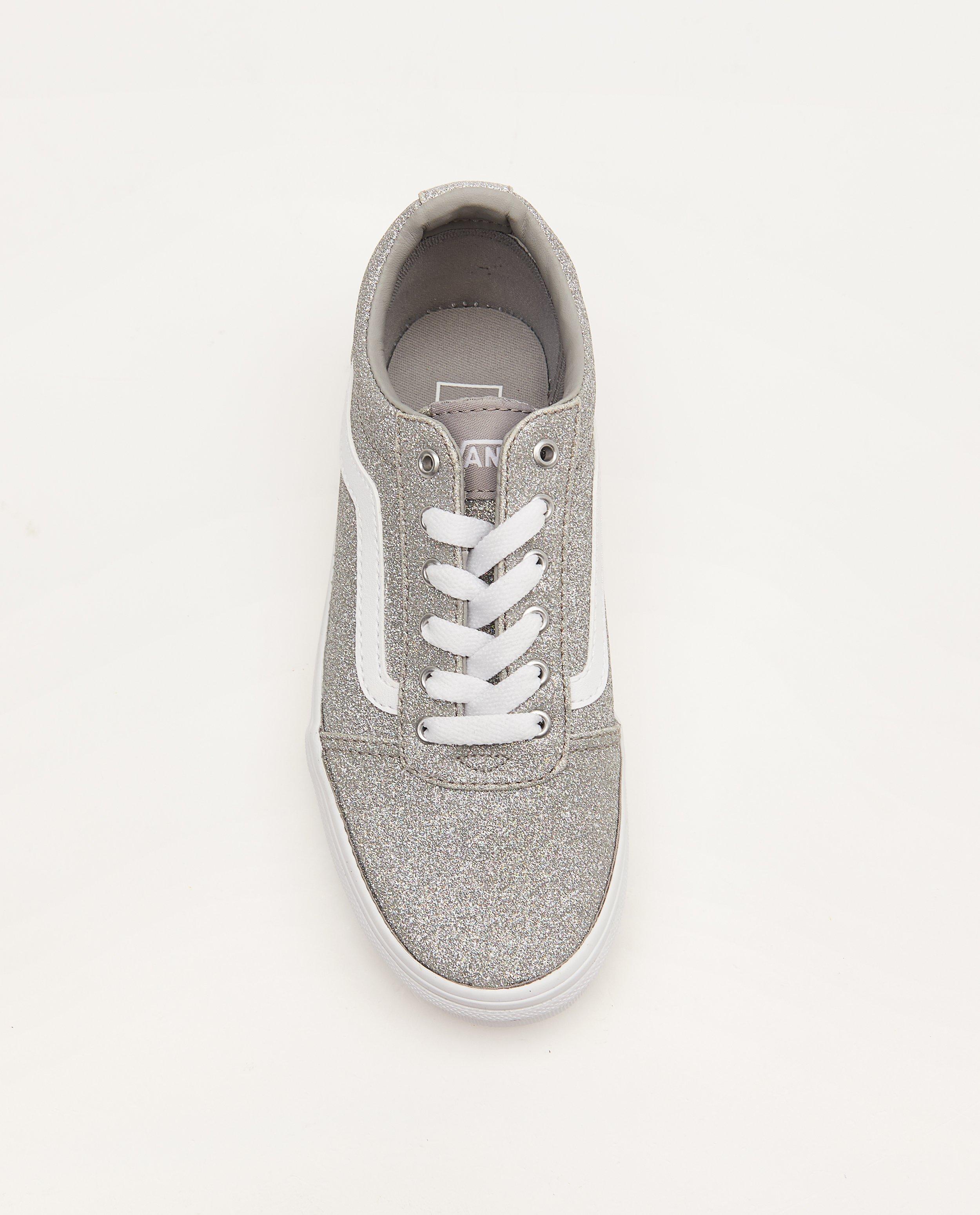 vans silber glitzer