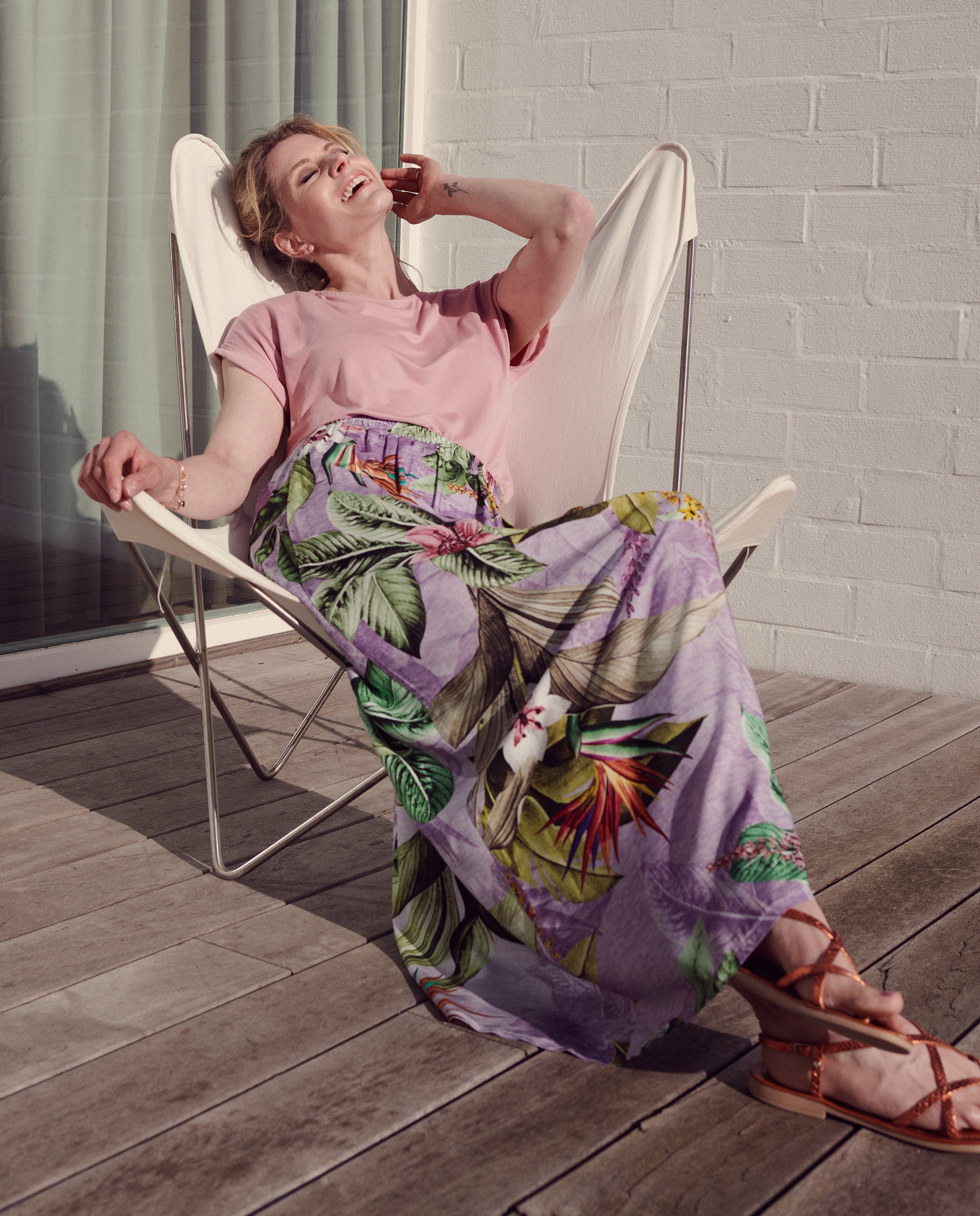 Maxi Rok Met Print Dina Tersago