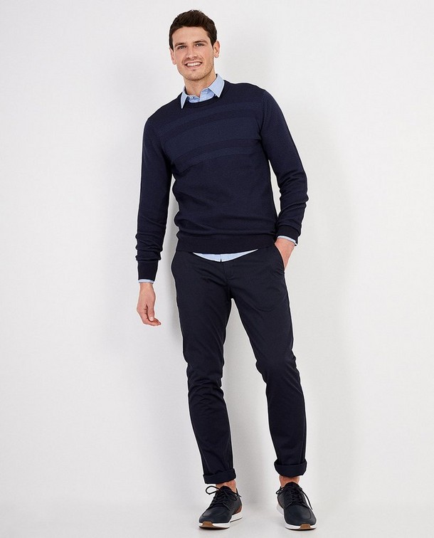 Preppy chique in blauw Preppy chique in blauw